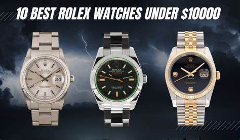 best rolex watches under 10000